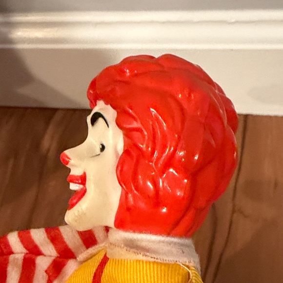 2002 Vintage McDonald's Ronald McDonald Plush Finger Puppet with hard Head - Picture 6 of 16